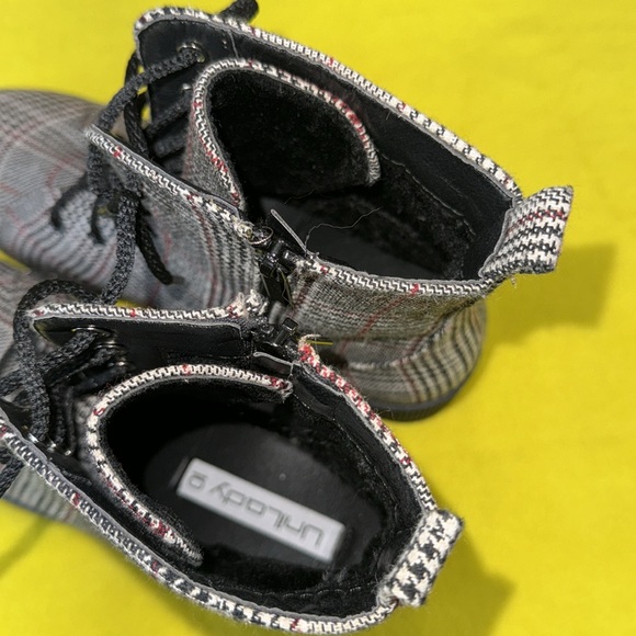 Unilady plaid ankle boots - Picture 7 of 8